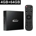 Woopker ATV TV Box Kw2 Android 14 Amlogic S905W2 поддержка Google AV1 2,4 и 5G Wi-Fi BT 2G16G 4G 64G Smart TV Box DC 5V2A USB 2.0, 4G 64G, Австралийская
