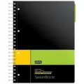 Тетрадь SMARTBOOK А4 120л. линейка, спир, микроп, разд, карм, жел-зел
