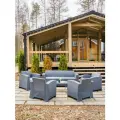 Комплект садовой мебели из пластика Royal Family LANA LUX XL, графит