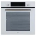 Электрический духовой шкаф Evelux EO 637 PW ширина 60 см, объем 72 л, гриль, конвекция, 8 режимов, белый