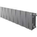 Радиатор биметаллический Royal Thermo 200/100 нижнее подключение 16 секций PianoForte Silver Satin VDR