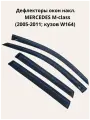 Дефлекторы окон накл. MERCEDES M-class (2005-2011; кузов W164) ALVI-STYLE Китай