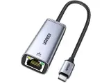 Сетевой адаптер UGREEN CM483, USB Type-C на RJ-45 (1Gb), Серый 40322_
