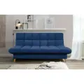 Диван кровать Стоун-прямой раскладной, синий, с ящиком для хранения, механизм клик-кляк, 200х93х99 см