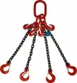 Строп цепной (стропа) четырехветвевой 4СЦ (паук) 2,36т 2,5м с крюками укоротителями