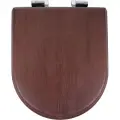 Сиденье для унитаза с микролифтом деревянное модель 02 дуб бостон
