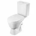 Унитаз-компакт напольный с бачком Santek Уно 1WH501613 белый с сиденьем микролифт каскадный смыв