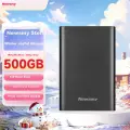 Newsmy 500GB Portable Hard Drive Metal Moon Series USB3.0 2.5-inch Deep Gray 112M/S Stable and Durable