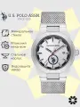 Наручные часы U.S. POLO ASSN., серебряный