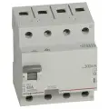 Устройство защитного отключения Legrand / Легранд RX3 четырехполюсный, в пластиковом корпусе, серый, 63А 300мА, тип АC, 402071 / УЗО