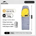 Naturehike CW400 спальный мешок зимний утиный пух черный