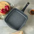 Сковорода-гриль Мечта Гранит Star 24x24 см квадратная съемная ручка