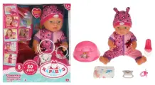 Сонечка 40см, пьет, писает, интерактив погремушка,4 акс