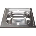 Мойка кухонная Mixline 527965 металлическая, 50x50, мойка для кухни, квадратная, российская