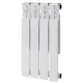 Радиатор биметаллический КМ 500 мм 4 секции 1 боковое подключение белый