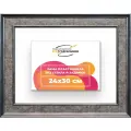 Рама багетная 24x30 для картин на холсте, пластиковая, без стекла и задника, ВсеПодрамники