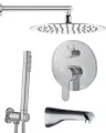 Душевой комплект со смесителем Almaes Marita TVZ-8839 хром