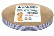 Homefish Когтеточка средняя, гофрокартон, с пропиткой кошачьей мятой