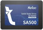 SSD диск Netac SA500, 256Гб, 2.5, SATA (NT01SA500-256-S3X)