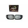 BMW E46 купе, кабриолет дорестайлинг 1999-2003 Решетки радиатора ноздри одинарные черные глянцевые shadow line LOWSTUFF RGBME462DX1GLBK