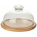 Поднос для сыра дерев. со стекл. крышк. (Trendglas, Венгрия)