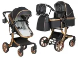Детская коляска-трансформер для новорожденных Aimile Adventurer, черный