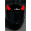Светящиеся рожки на шлем мототор, для мото / вело и горнолыжного спорта