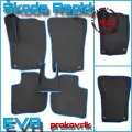 Эва(ЕВА) Ева коврики для Шкода Рапид 1/Skoda Rapid I 2012-2020г