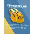 Игровая мышь проводная VOROTEX G6, желтый