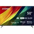 50 Телевизор Digma DM-LED50UQB31, QLED, 4K Ultra HD, черный, смарт ТВ, Google TV