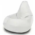 Кресло мешок MyPuff, бескаркасное кресло, размер 2XL, оксфорд, белый