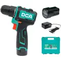 Аккумуляторная дрель-шуруповерт DCA 16 В, 2 АКБ 2,0 А*ч, в кейсе ADJZ1604 (TYPE E)