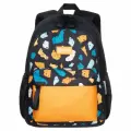 Рюкзак детский Torber CLASS X Mini T1801-23-Bl-Y черный с принтом