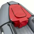 Носовая сумка для надувных лодок длиной 290-330 см, сумка в лодку пвх малая, рундук, красная