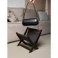 Подставка для сумок напольная, Подставка для сумки, вешалка для сумок, газетница из натурального дерева