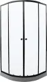 Душевой уголок Parly ZE911B 90x90, с поддоном, профиль черный, стекло прозрачное