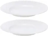 Набор из двух тарелок обеденных, сервировочных белого цвета из коллекции Edge, 21см, Tkano, TK22-TW_PL0013