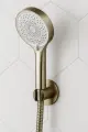 Лейка для душа ESKO 3 режима, золотая, ручной душ диаметр 120мм