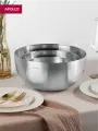 Набор мисок из нержавеющей стали Apollo Bowl, 3 предмета, с мерной шкалой