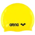 Шапочка для плавания arena Classic Silicone Cap 91662, yellow/black