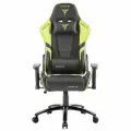 Игровое кресло компьютерное ZONE 51 CLUBPOINT Black-Green, черный/зеленый, искусственная кожа