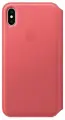Чехол-книжка Apple iPhone XS Max Leather Folio Peony Pink MRX62ZM/A