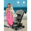 Прогулочная коляска Pituso Mini, ультра легкая, подходит для ручной клади, цвет серый