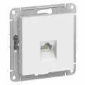 4 шт. Systeme Electric AtlasDesign Белый Розетка компьютерная RJ45, кат. 6A, механизм, ATN000186