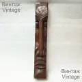 Панно настенное винтажное Этническая маска резьба по дереву