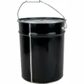Ведро Тара. ру металл, 20 л, крышка-обруч, чёрное 27192