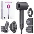 Набор фен SUPER HAIR DRYER серый (6 в 1) 1.8м