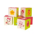 Кубики Малышарики. Формы, цвета Мякиши, размер 10x10 см, 6 шт, 0+