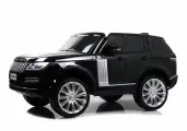 Детский электромобиль Rivertoys Range Rover HSE 4WD Y222YY с дистанционным управлением, двухместный черный глянец