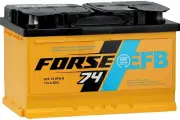 Автомобильный аккумулятор FORSE EFB 6CT-74 VLR (0) LB (арт. 574114051)